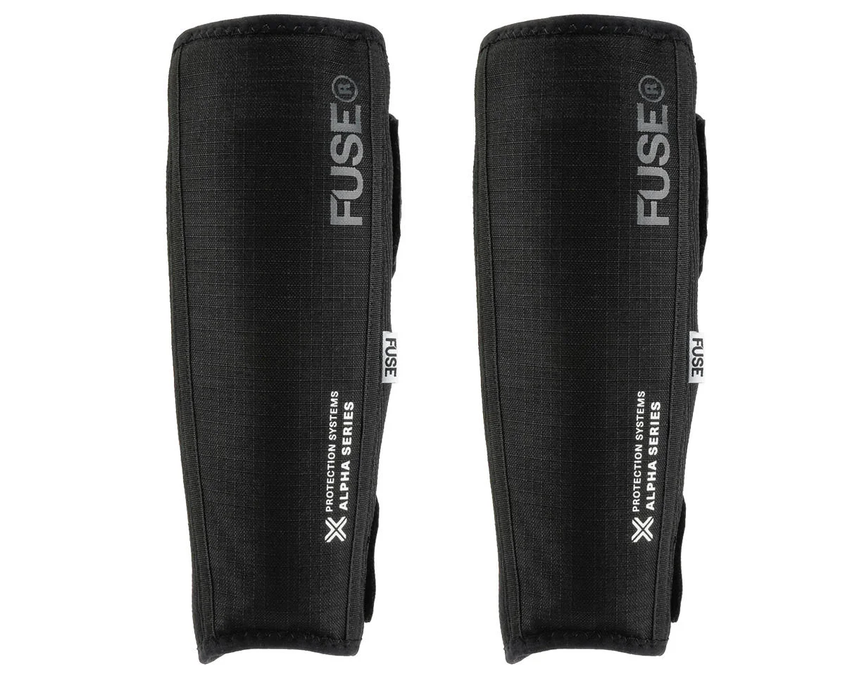 Fuse Alpha Classic Shin Guards (Black/Grey) (S)